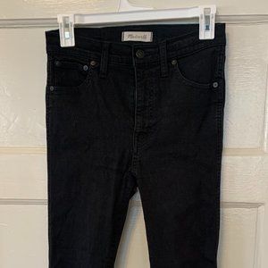 Madewell black skinny jeans